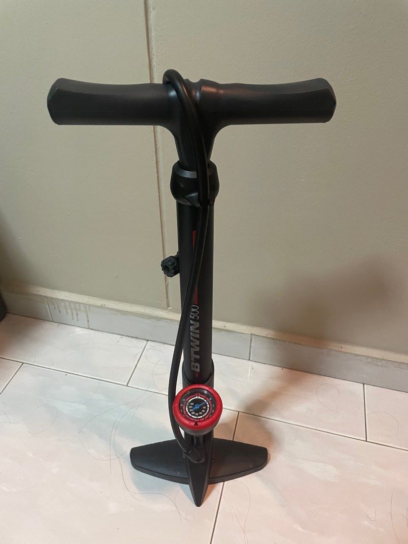 Bike pump decathlon, Sports Equipment, Bicycles & Parts, Parts