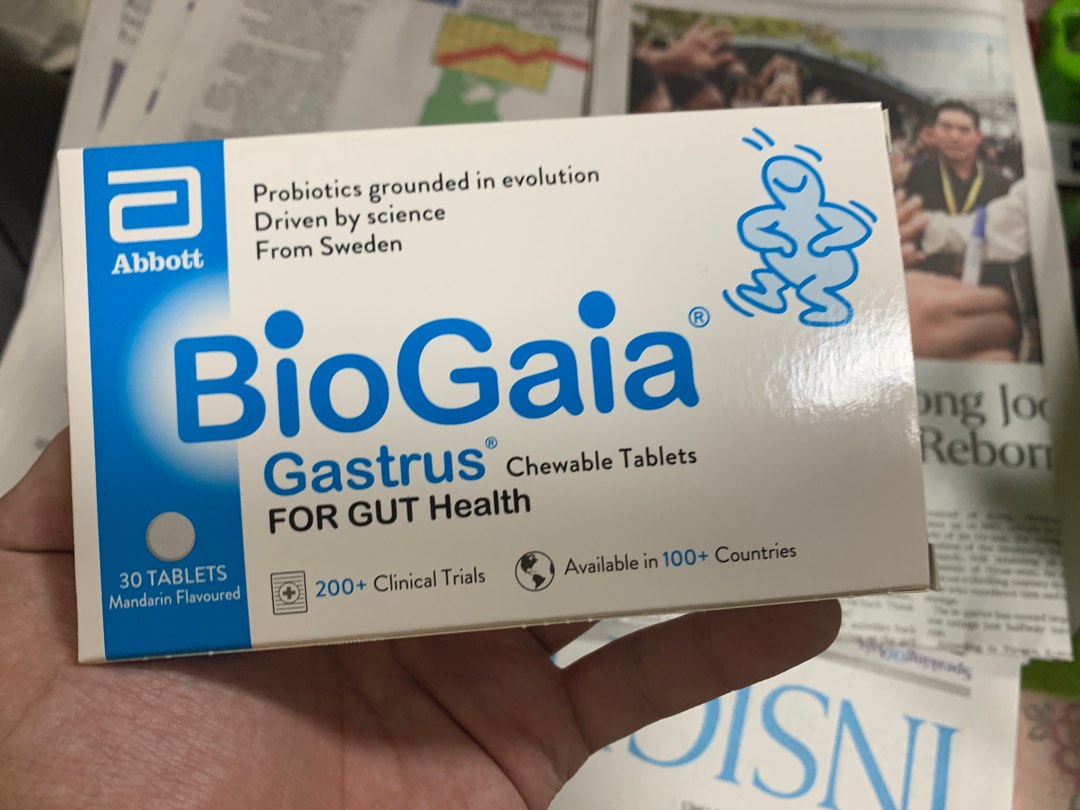 BioGaia Gastrus Probiotics 30s, Health & Nutrition, Health Supplements ...