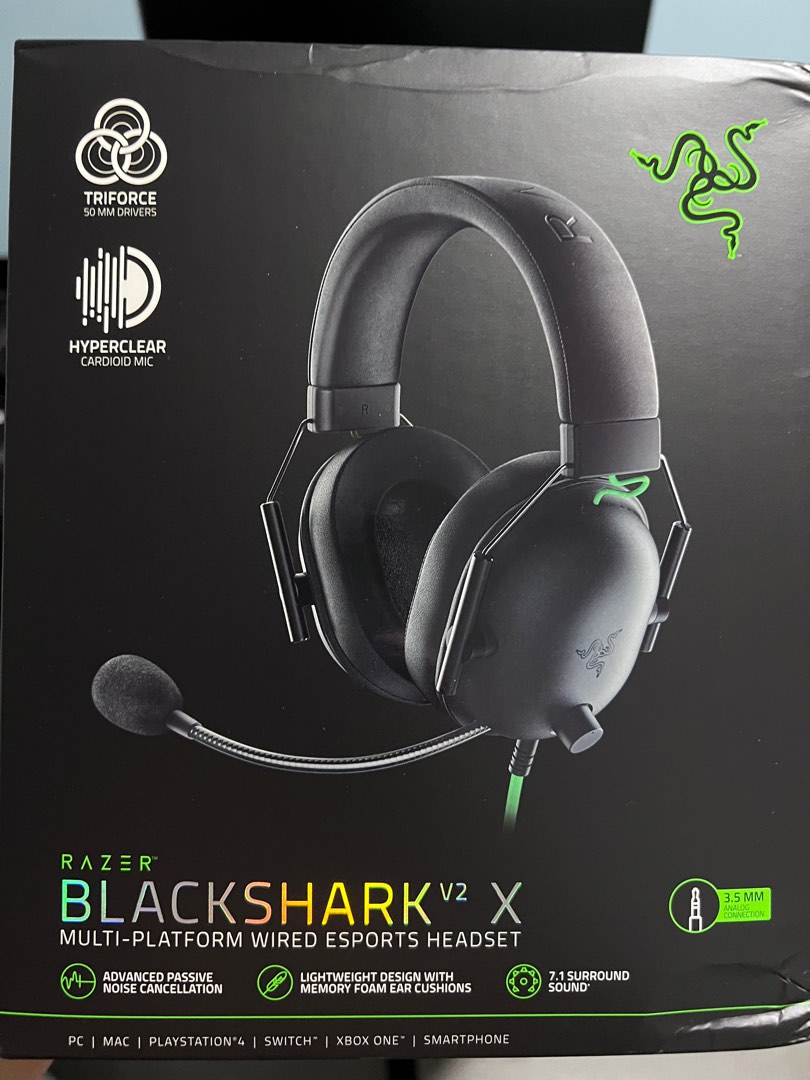 Black shark V2 X, Audio, Headphones & Headsets on Carousell