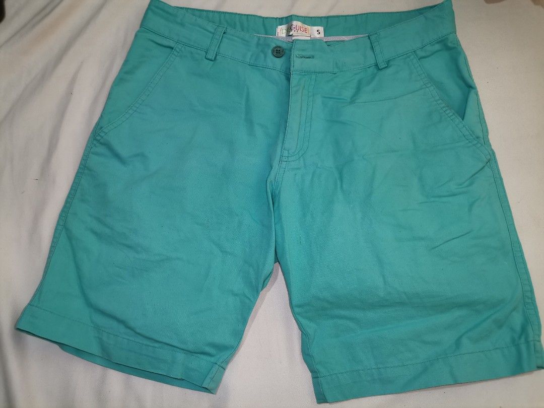 Blue green shorts sales