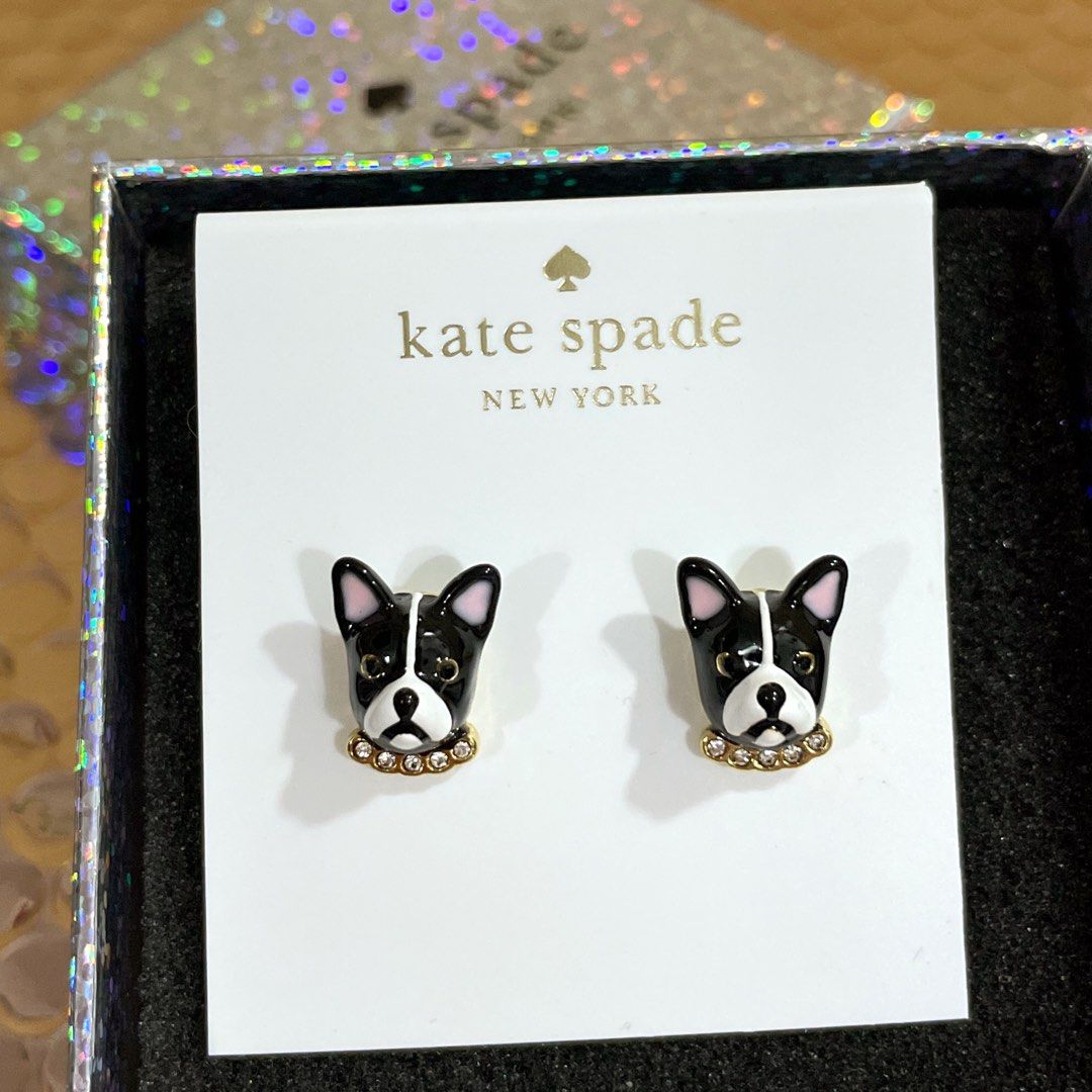 Kate spade boston terrier necklace online