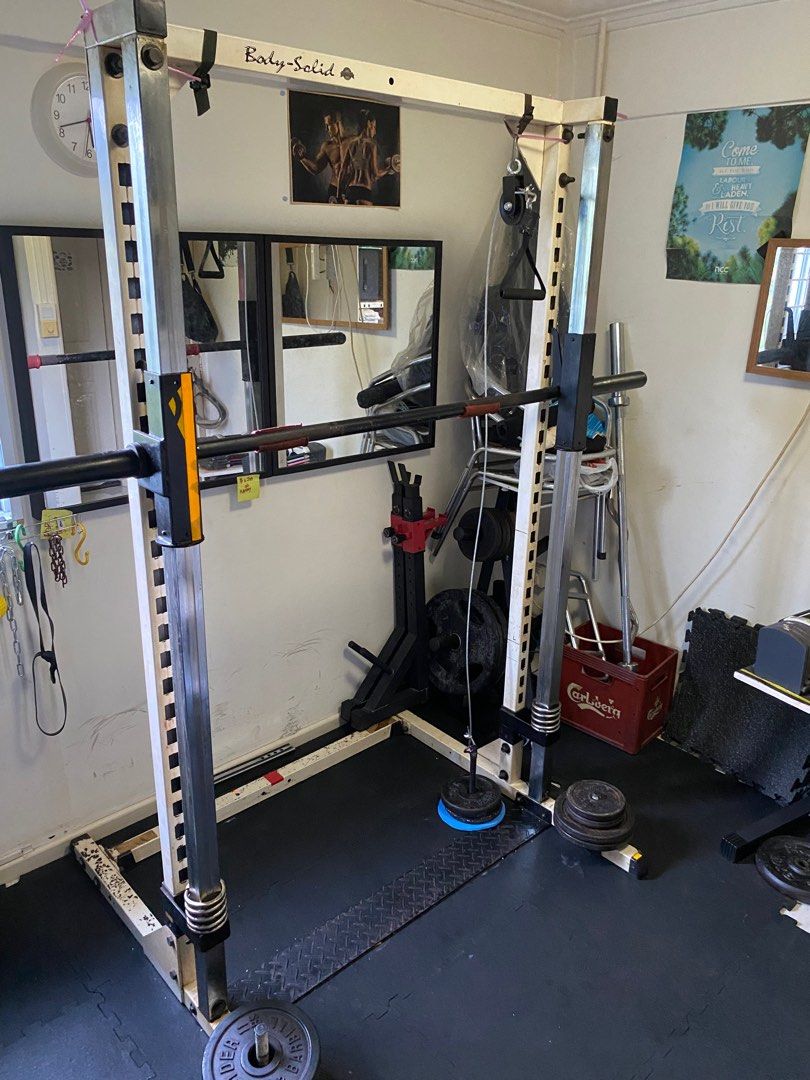 Body power shop compact smith machine