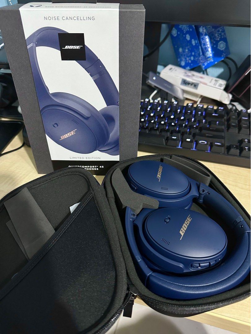 Bose QuietComfort 45 Midnight Blue Limited Edition SG set, Audio