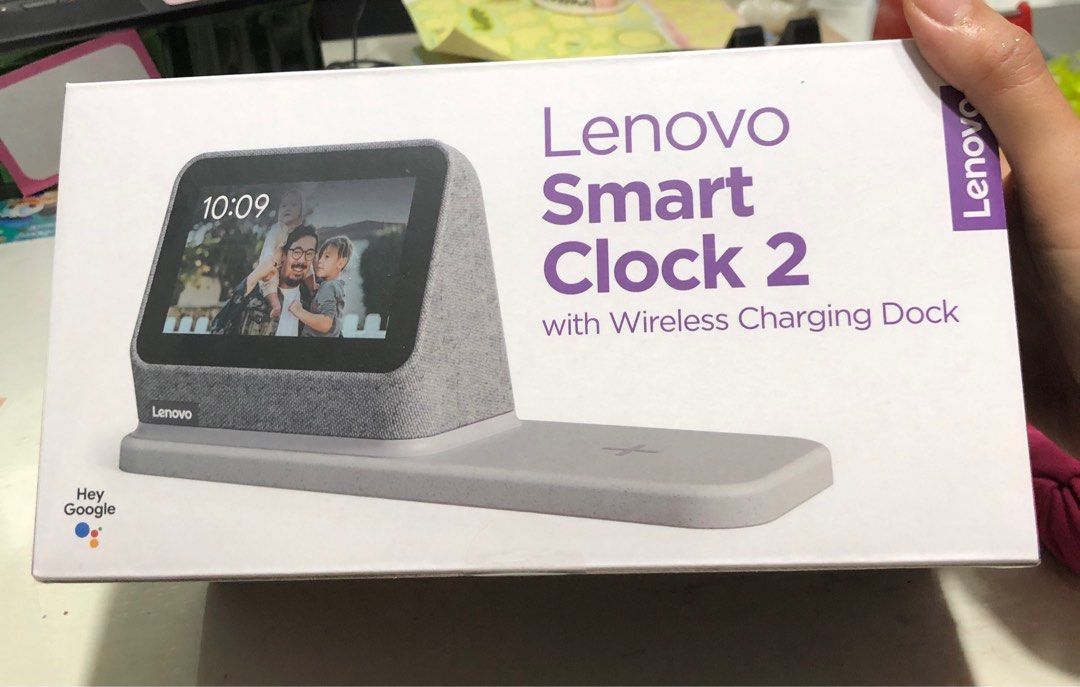 Brand new BN sealed Lenovo smart clock 2 wireless charging dock, TV & Home  Appliances, TV & Entertainment, Entertainment Systems & Smart Home Devices  on Carousell
