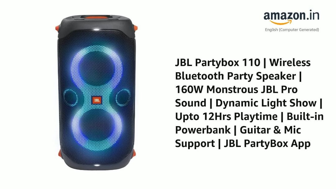 公式 ポータブルパーティースピーカー JBL JBL Partybox 日本割引品
