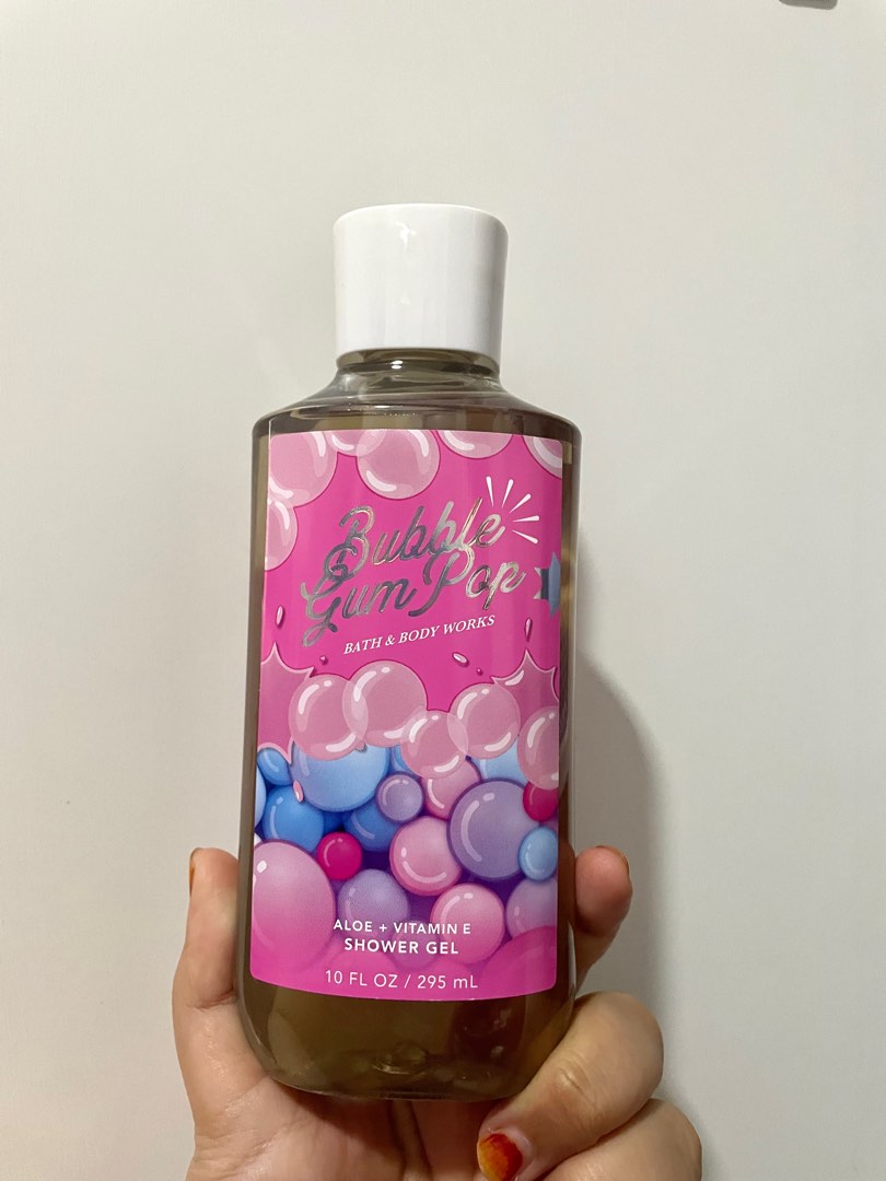 Bubblegum pop bbw shower gel, Beauty & Personal Care, Bath