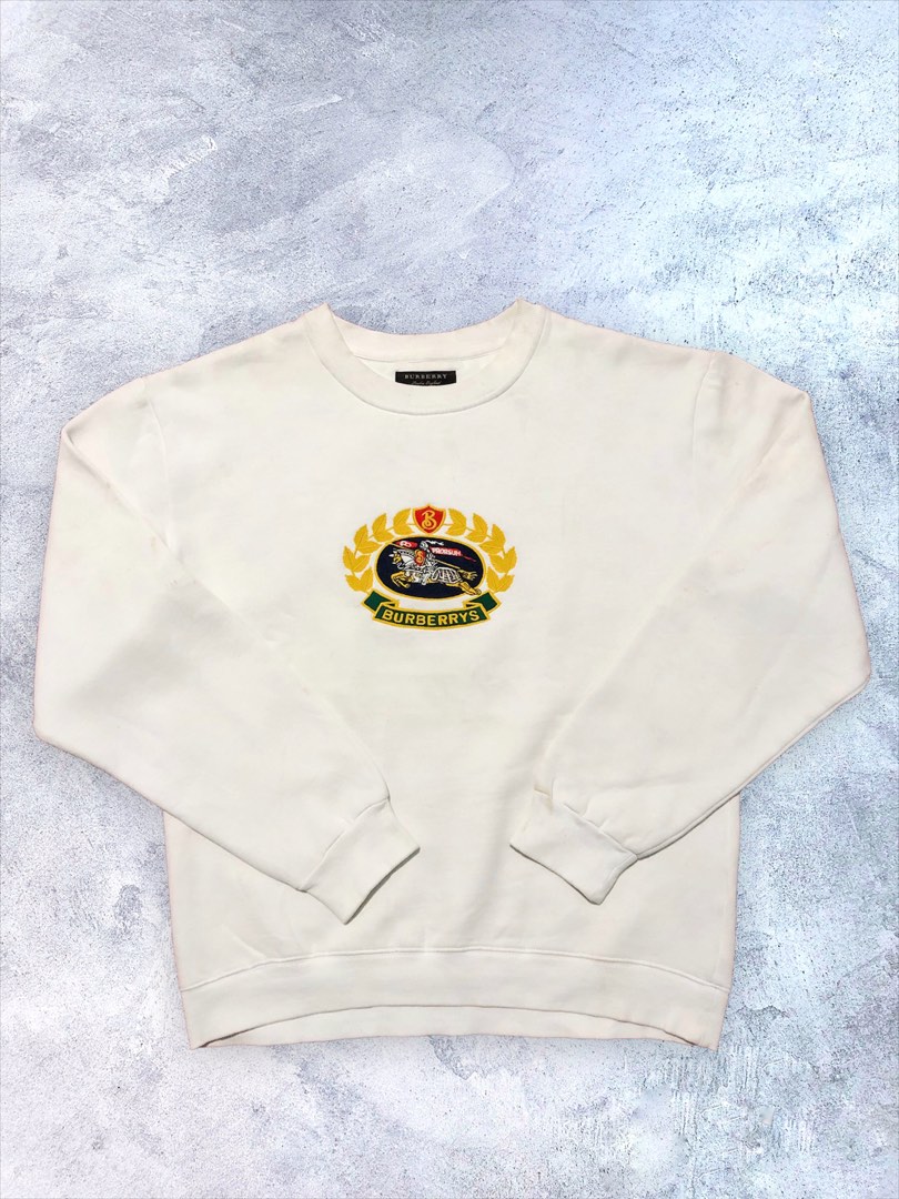 Burberry biglogo vintage sweatshirt second authentic preloved original