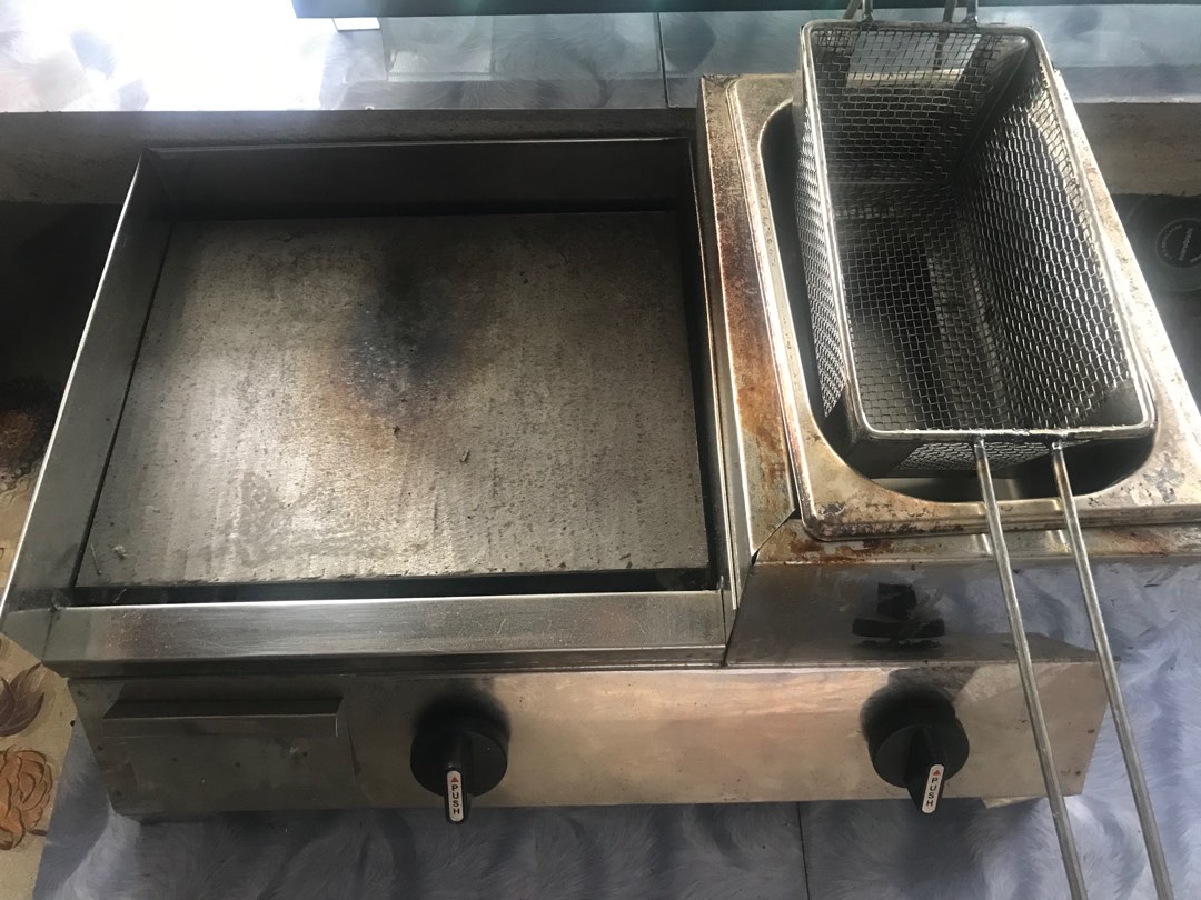 Burger Grill with fryer, TV & Home Appliances, Kitchen Appliances