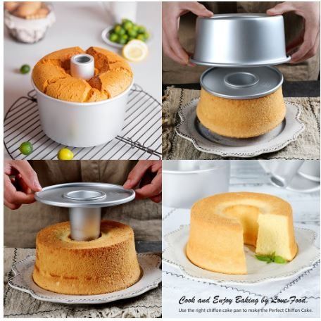 4 inch round cake pan round chiffon baking tin