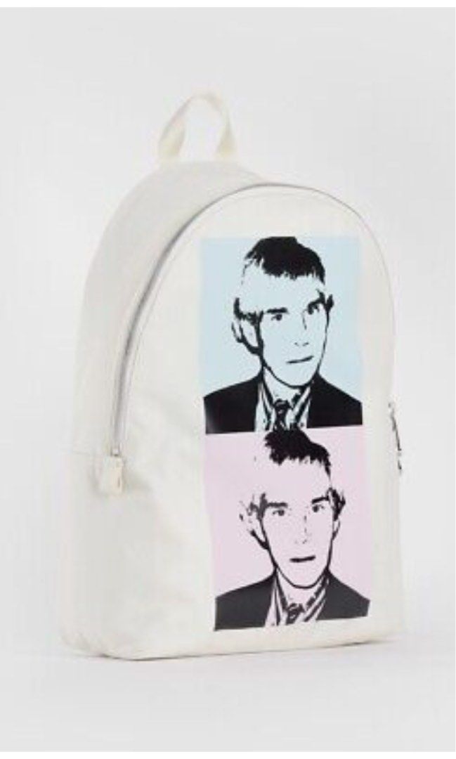 CALVIN KLEIN JEANS Andy Warhol Self Portrait Backpack, OffWhite, Men's