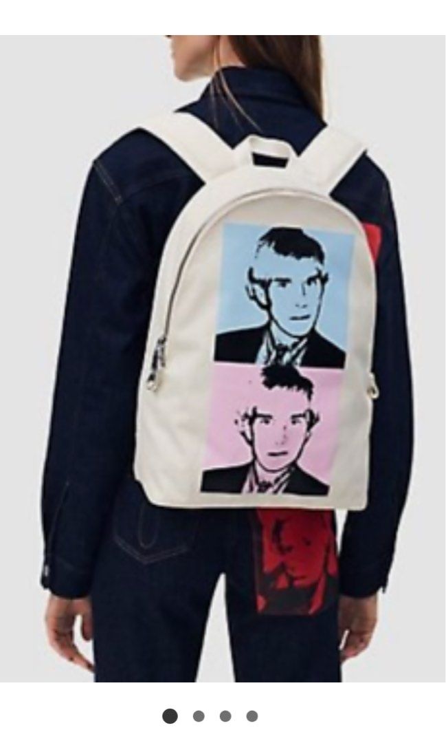 CALVIN KLEIN JEANS Andy Warhol Self Portrait Backpack, OffWhite, Men's