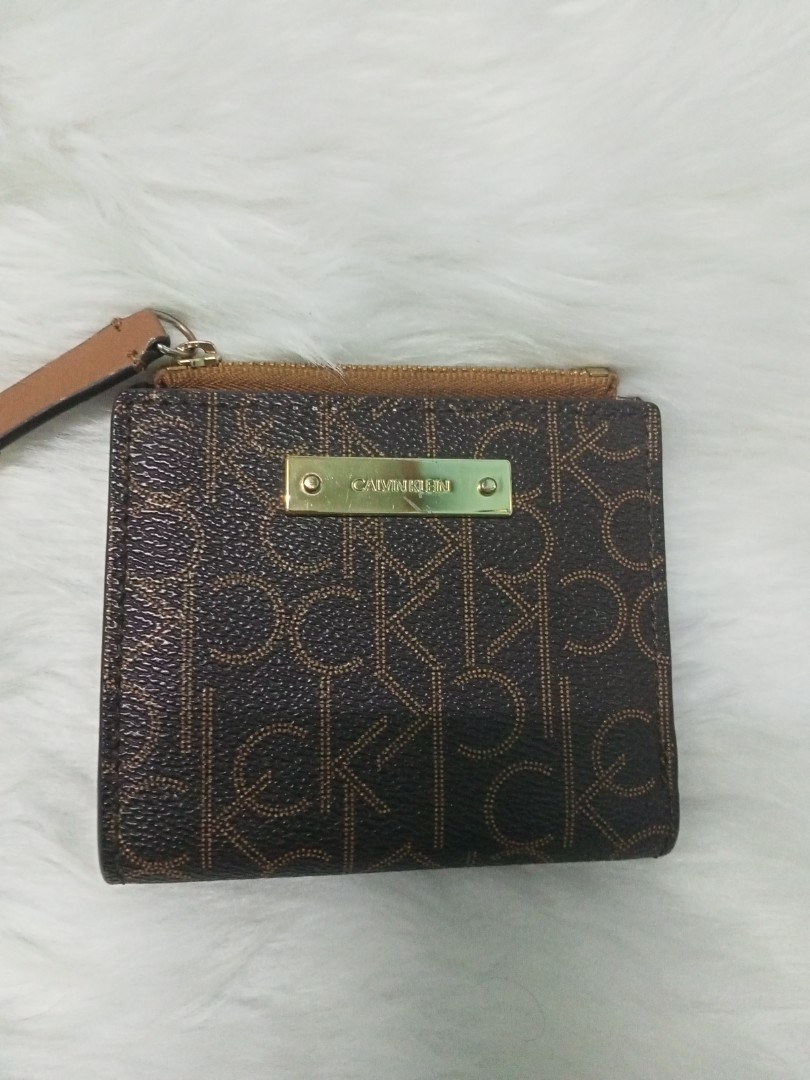 Calvin Klein with card holder and coin purse, Women's Fashion, Bags