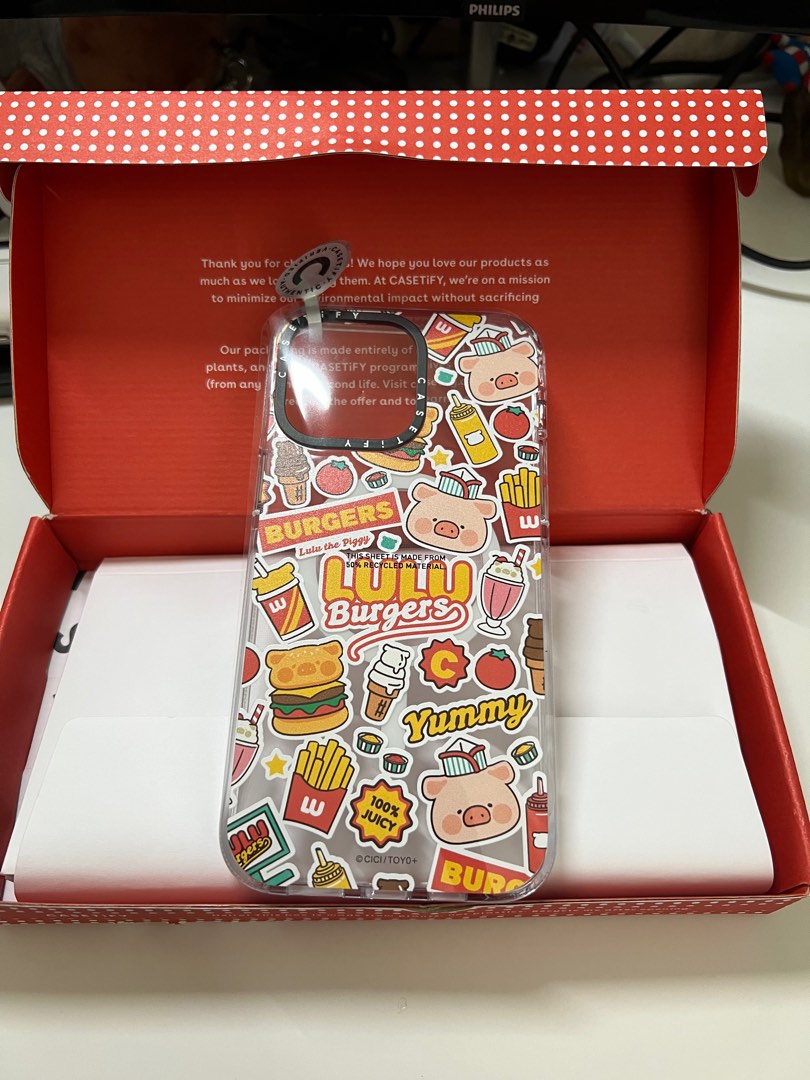 Lulu豬 x Casetify iphone 14 pro max 原廠殼 有QR code認證 100全新 Carousell