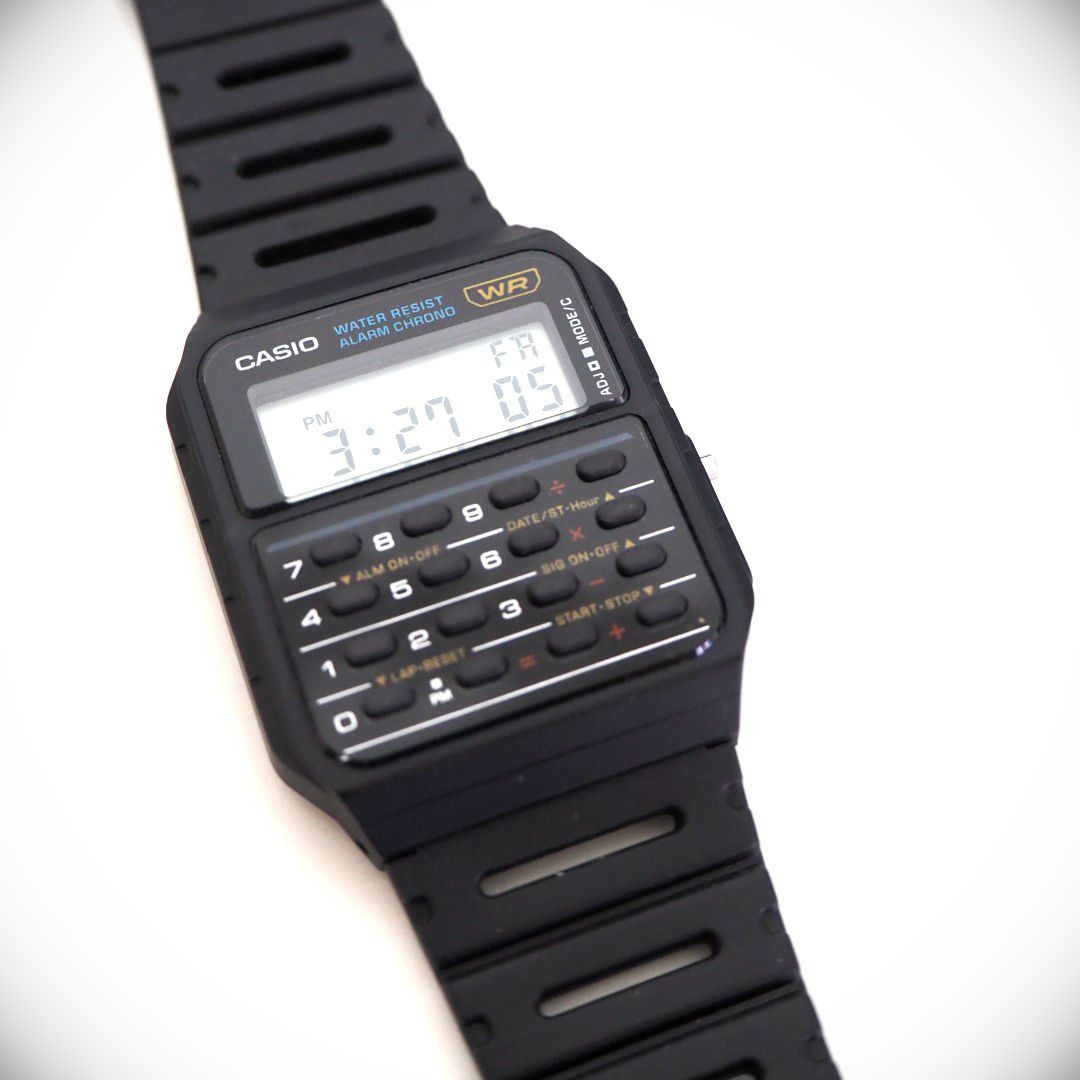 Casio Vintage Calculator Watch CA 53W Databank CA53 CA53W Men s