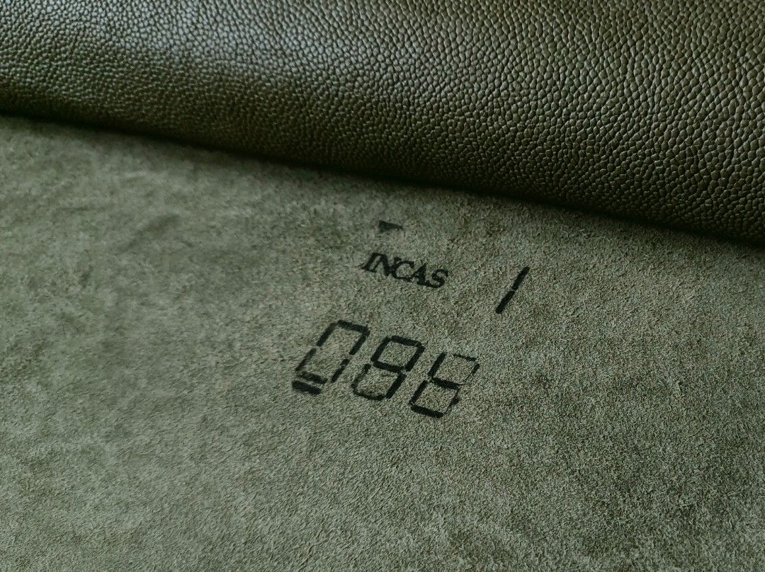 Caviar embossed leather outlet