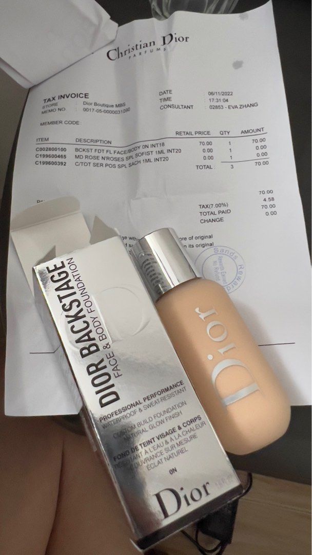 Christian Dior Foundation, Beauty & Personal Care, Face, Makeup on ...