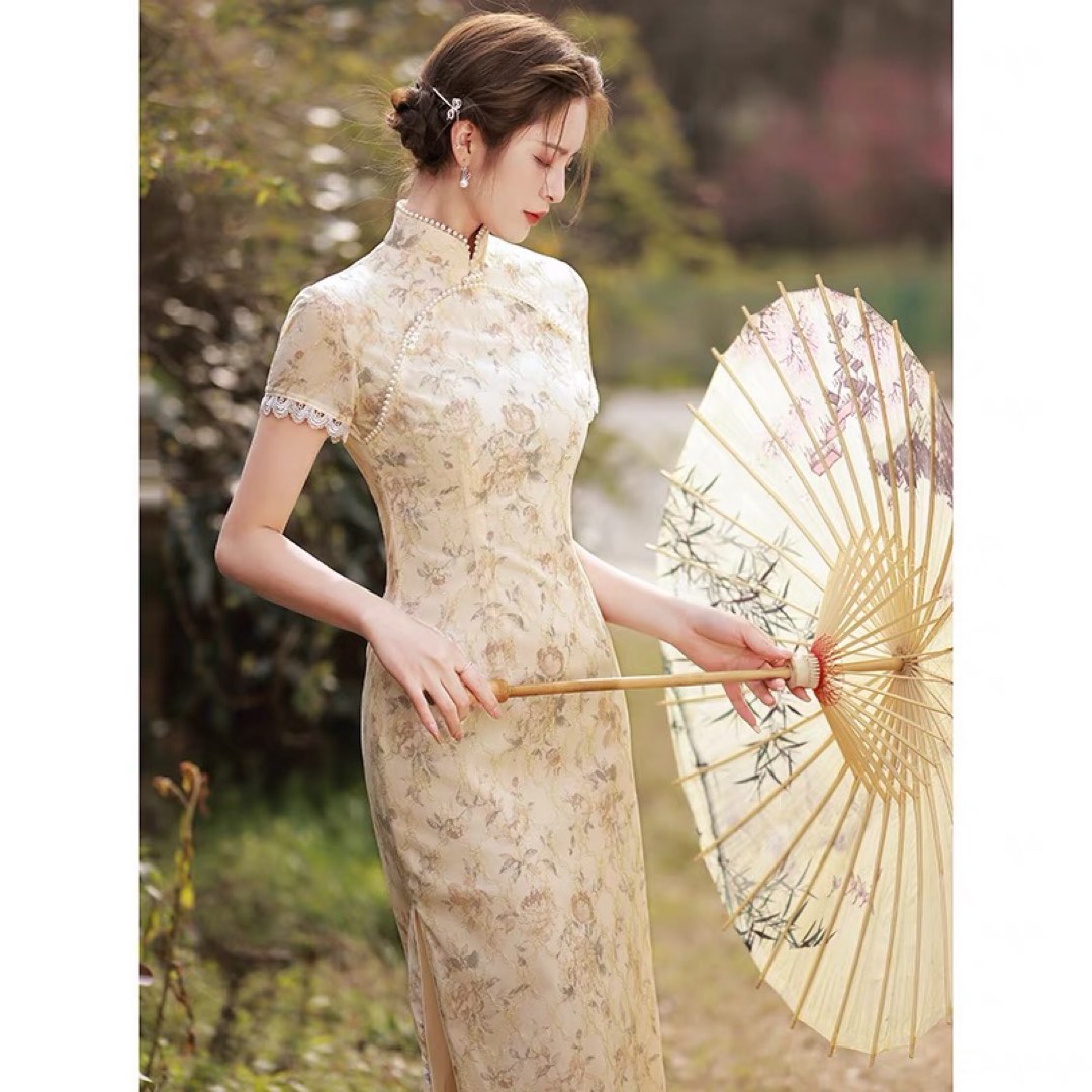 CNY CheongSam, Women's Fashion, Dresses & Sets, Dresses on Carousell