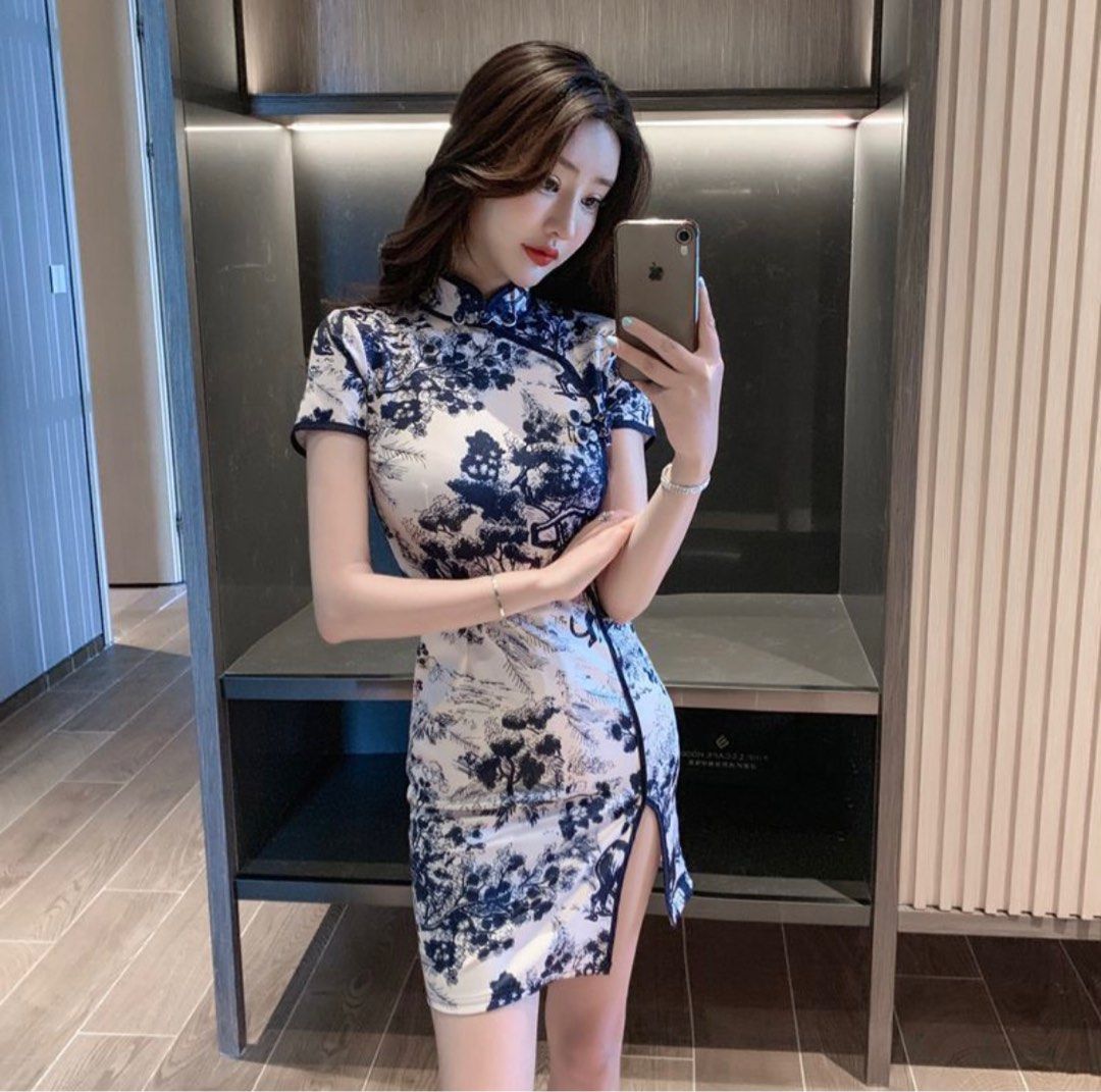 Qipao shop mini dress