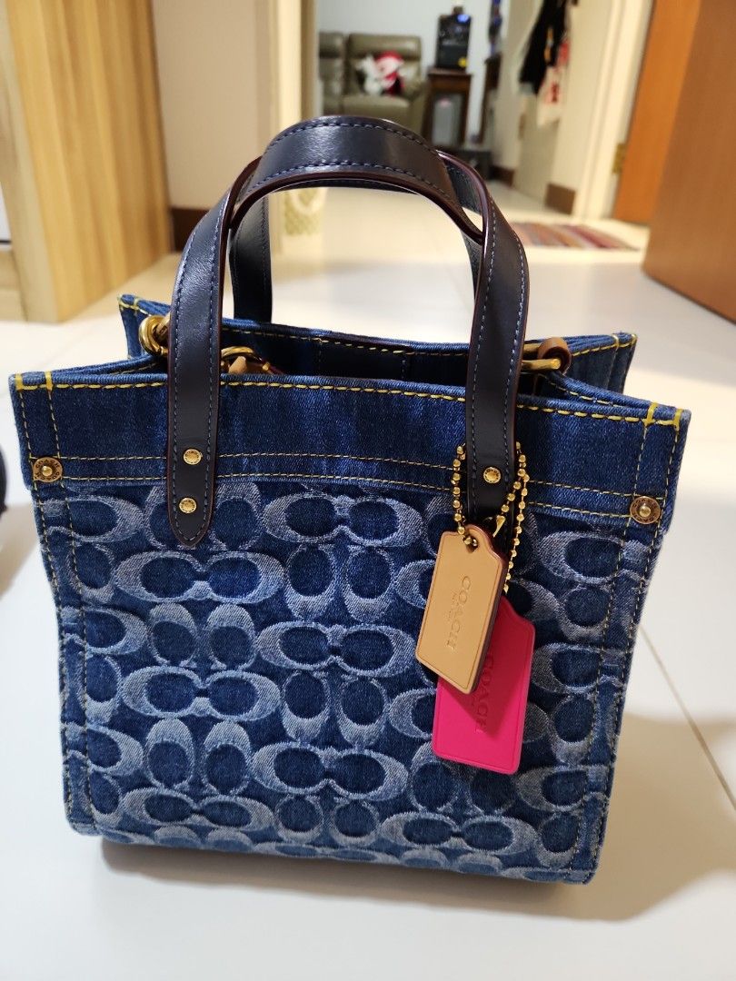Coach Bag in Denim, Luxury, Bags & Wallets on Carousell