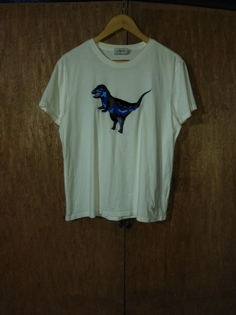 Coach Dinosaur Embroidered Shirt, Luxury, Apparel on Carousell