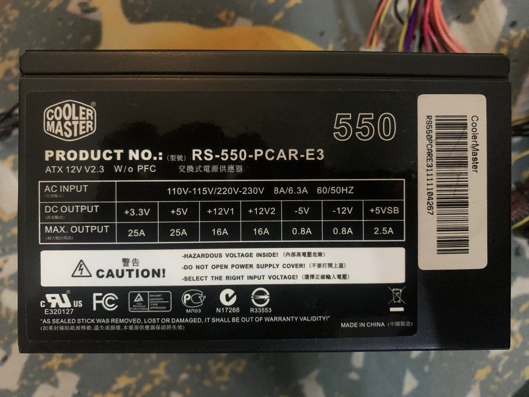 Cooler master extreme power plus 550w clearance