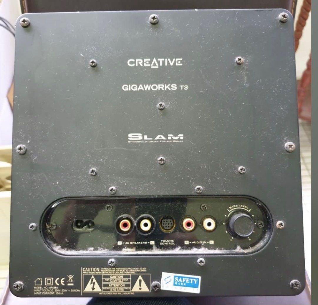 Creative T3 Speaker System, Audio, Soundbars, Speakers & Amplifiers on ...