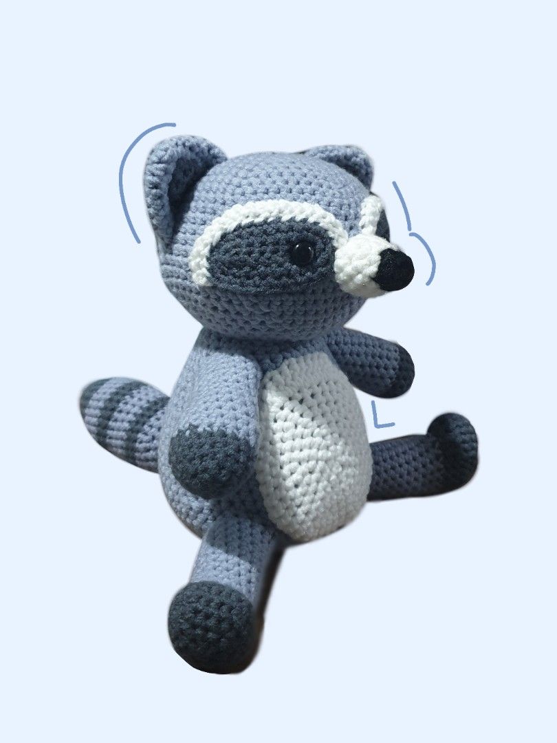 raccoon teddy