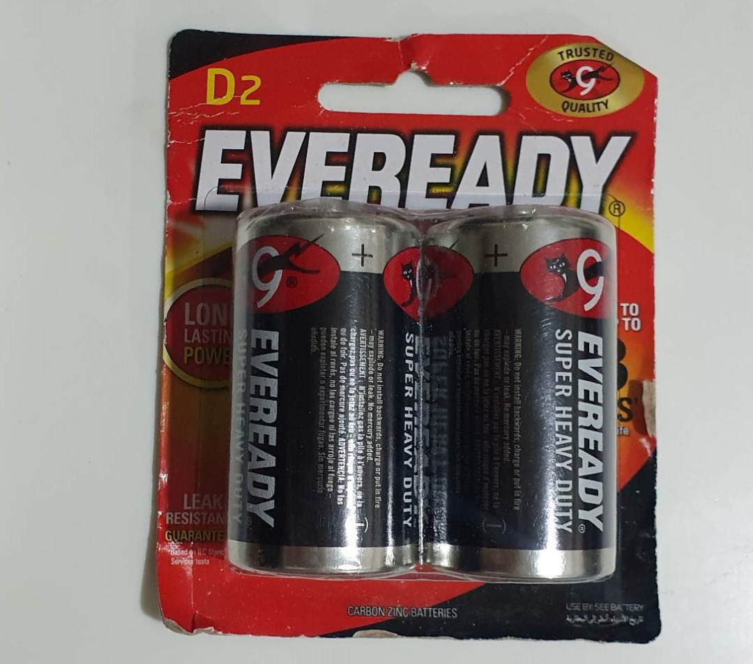 D2 Super Heavy Duty Batteries, Photography, Photography Accessories, Batteries & Chargers on