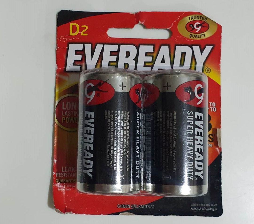 D2 Super Heavy Duty Batteries, Photography, Photography Accessories