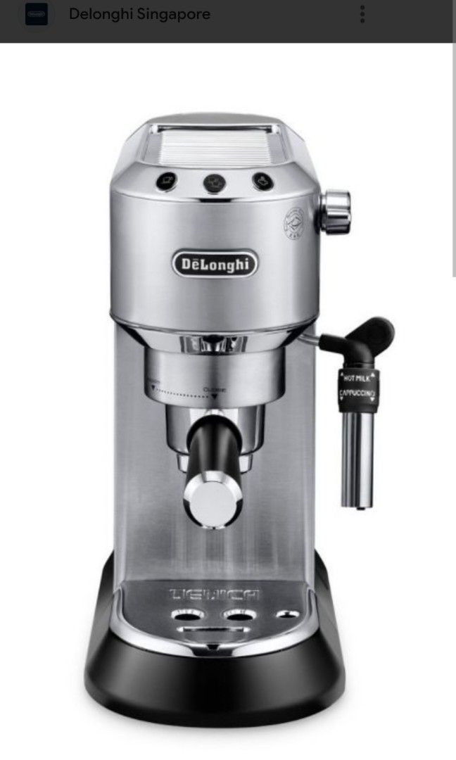 Delongi Dedica EC685 Silver modified steam wand (FREE Bottomless