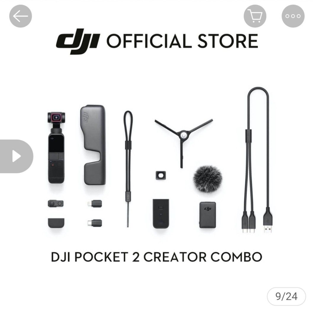 DJI Pocket 3 Creator Combo, Photography, Video Cameras on Carousell