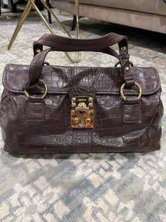 DKNY Croco Embossed Handbag