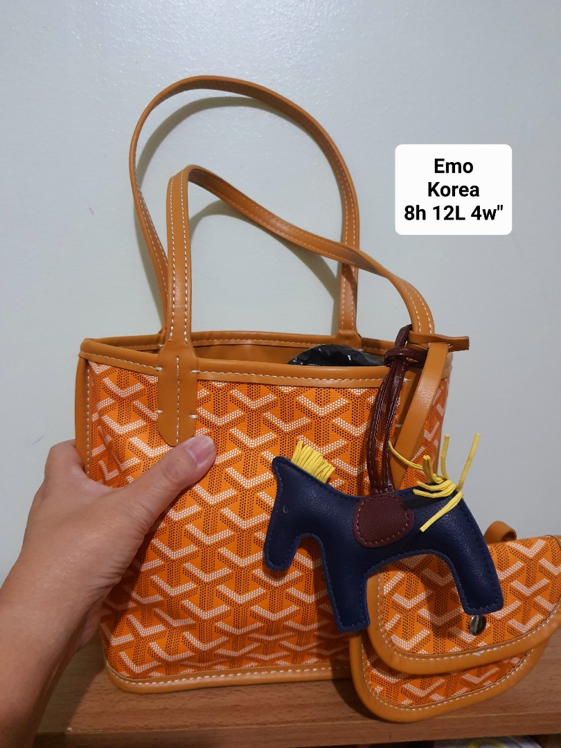 Emo Korean Bag Like Goyard Authentic #Jualanku, Fesyen Wanita, Tas & Dompet  di Carousell