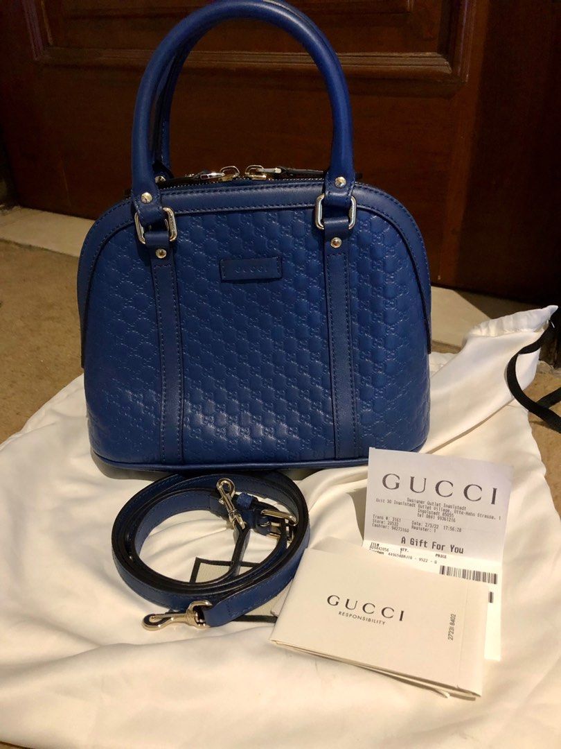 Gucci Alma Dome Small, Barang Mewah, Tas & Dompet di Carousell