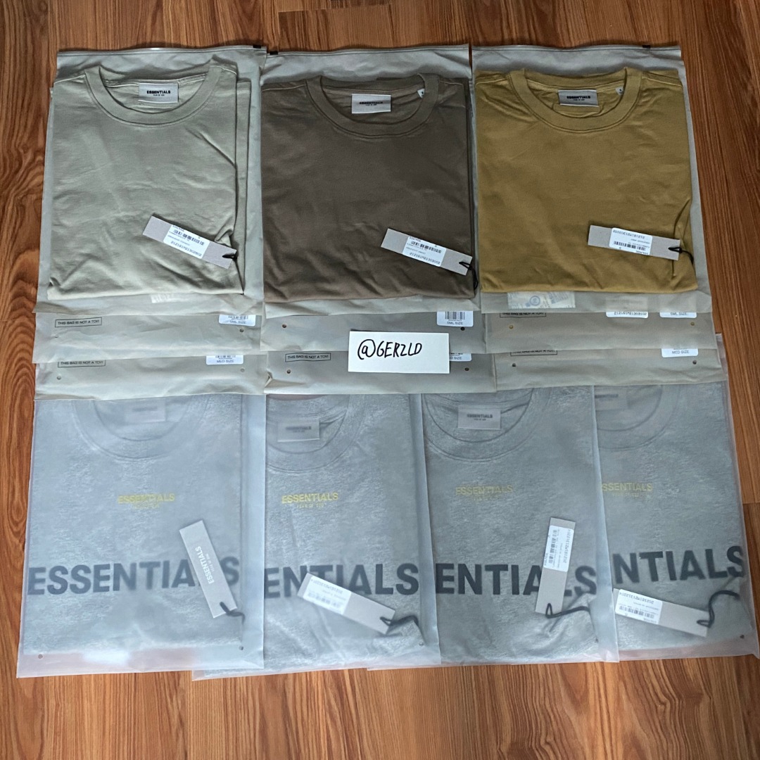 Fear Of God Essentials Tee S/S20 F/W21, Men's Fashion, Tops & Sets ...