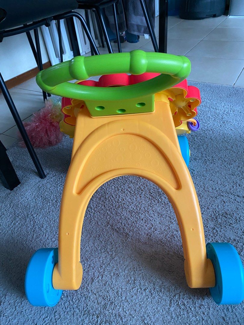 Fisher price lion baby walker toys, Babies & Kids, Infant Playtime on