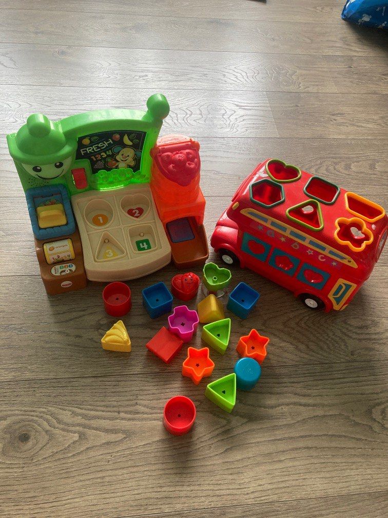 Fisher price market and shape sorter random, Hobbies & Toys, Toys