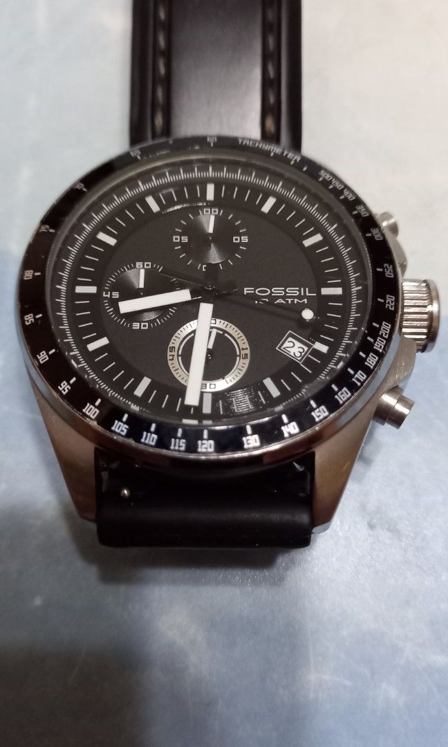 Fossil tachymeter hotsell 10 atm