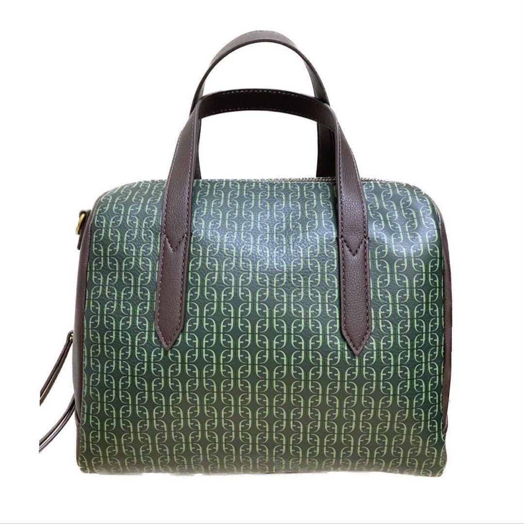 Fossil sydney satchel green new arrivals