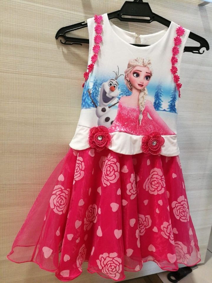 FROZEN DRESS, Babies & Kids, Babies & Kids Fashion on Carousell