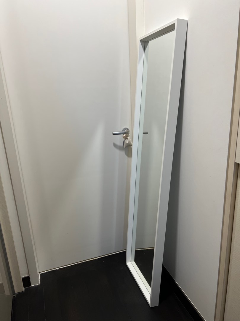 Full length mirror, IKEA NISSEDAL WHITE, Furniture & Home Living, Home