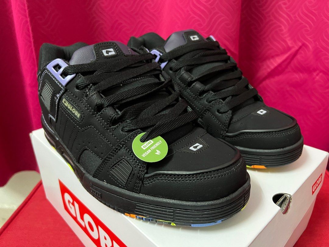 Globe Sabre Black Lilac UK11 Men s Fashion Footwear Sneakers on