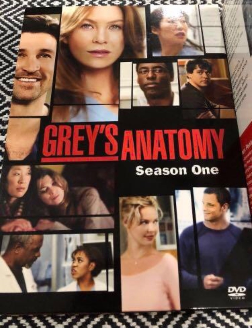 Greys Anatomy DVD Set Season 1 and 2, Hobbies & Toys, Music & Media