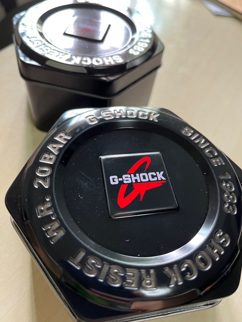 G Shock Watch Metal Tins Men s Fashion Watches Accessories