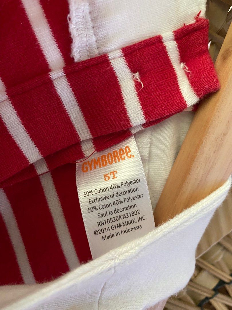 Gymboree Red Striped Dress (Category: Babies & Kids Fashion) located in Taguig. Submitted by tailored.thrift (Listing ID 1205042653, Image 2). Description: • Original Gymboree Red Striped Dress • Size on tag: 5T 💬 Message us for more info!.