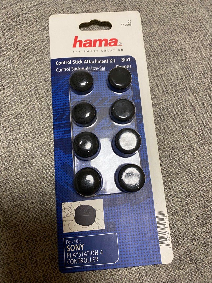 Hama 8 in 1 Control Stick Attachment Kit for PS4 Controller, Mobile Phones  & Gadgets, Other Gadgets on Carousell
