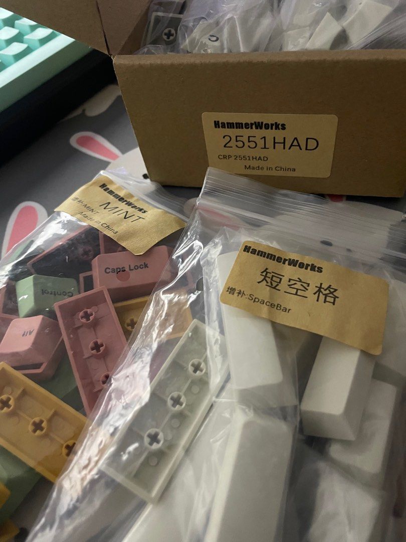 HammerWorks CRP R4 2551 HAD keycaps, Computers & Tech, Parts