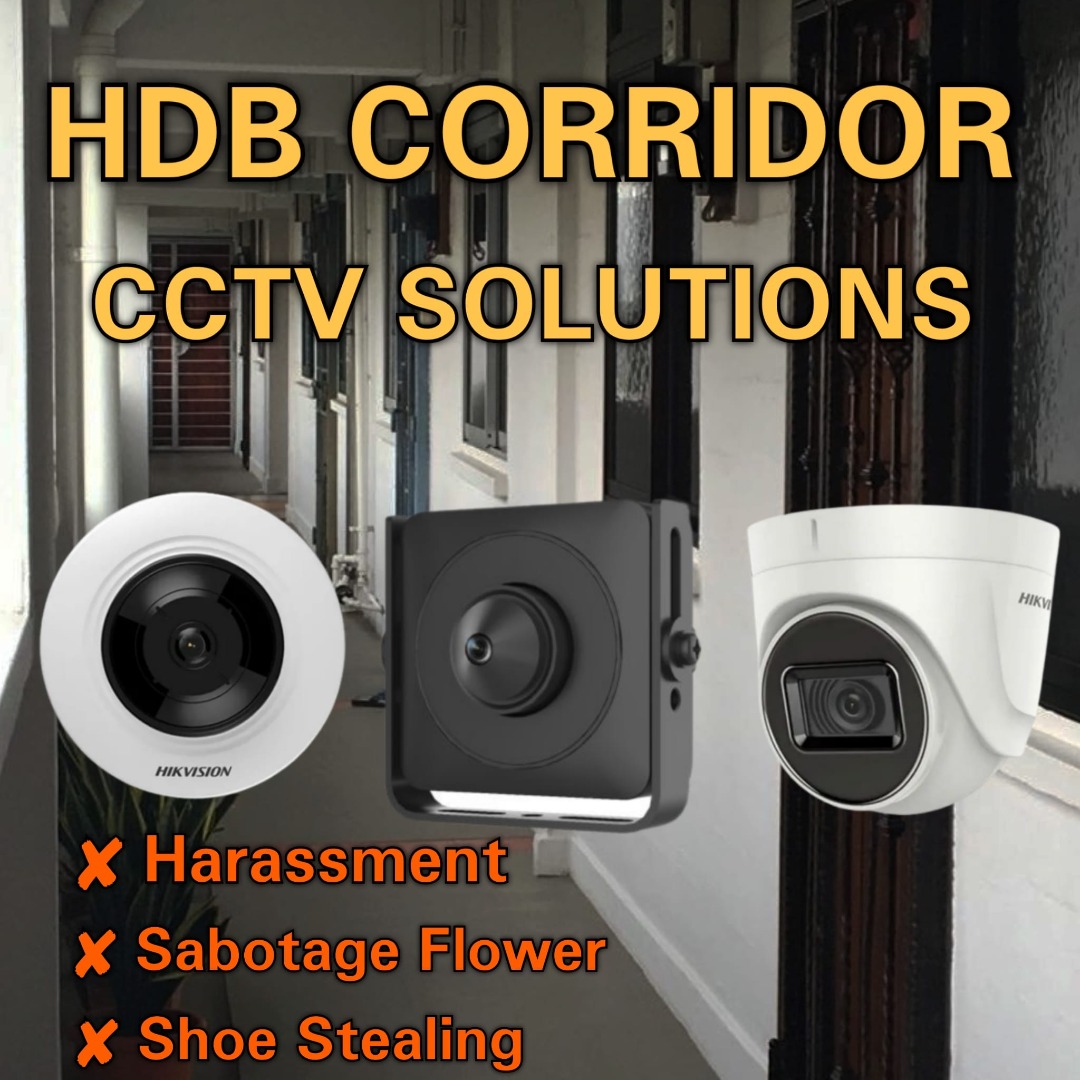 HDB Corridor Camera CCTV Hidden Mini Cam Audio Install Law