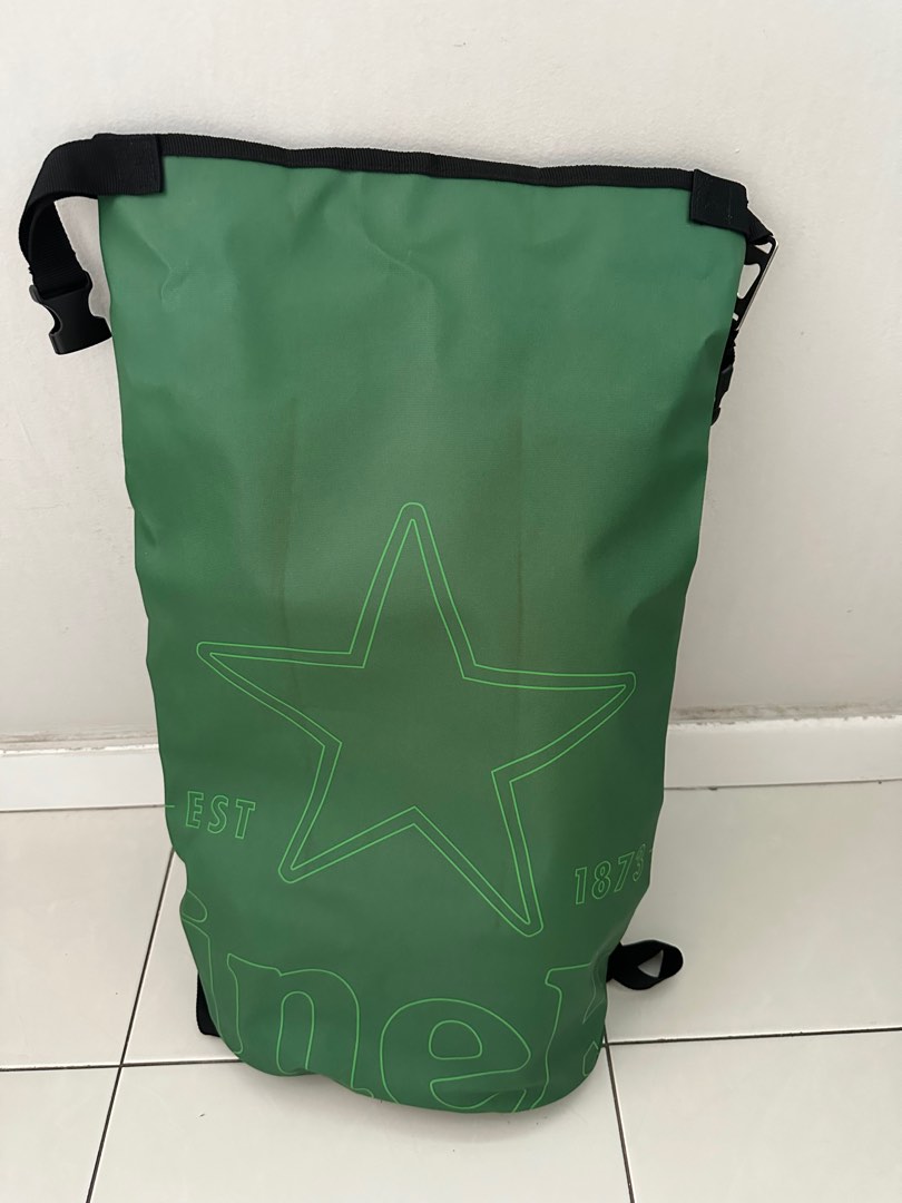 Heineken Waterproof Backpack, Men's Fashion, Bags, Backpacks on Carousell
