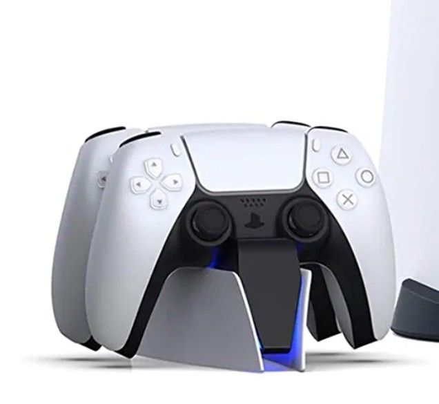 HONCAM PS5 Dual Controller Charging Dock Station with LED Indicator for